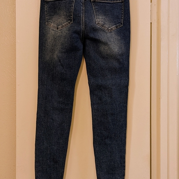 NWT Wax Jeans High Rise Distressed Original Denim Jeans 9 - Picture 4 of 8